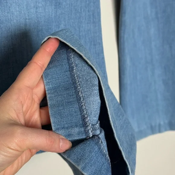 Levi’s 1970s Rare Orange Tab Vintage High Rise Flare Blue Braided Belt Jeans